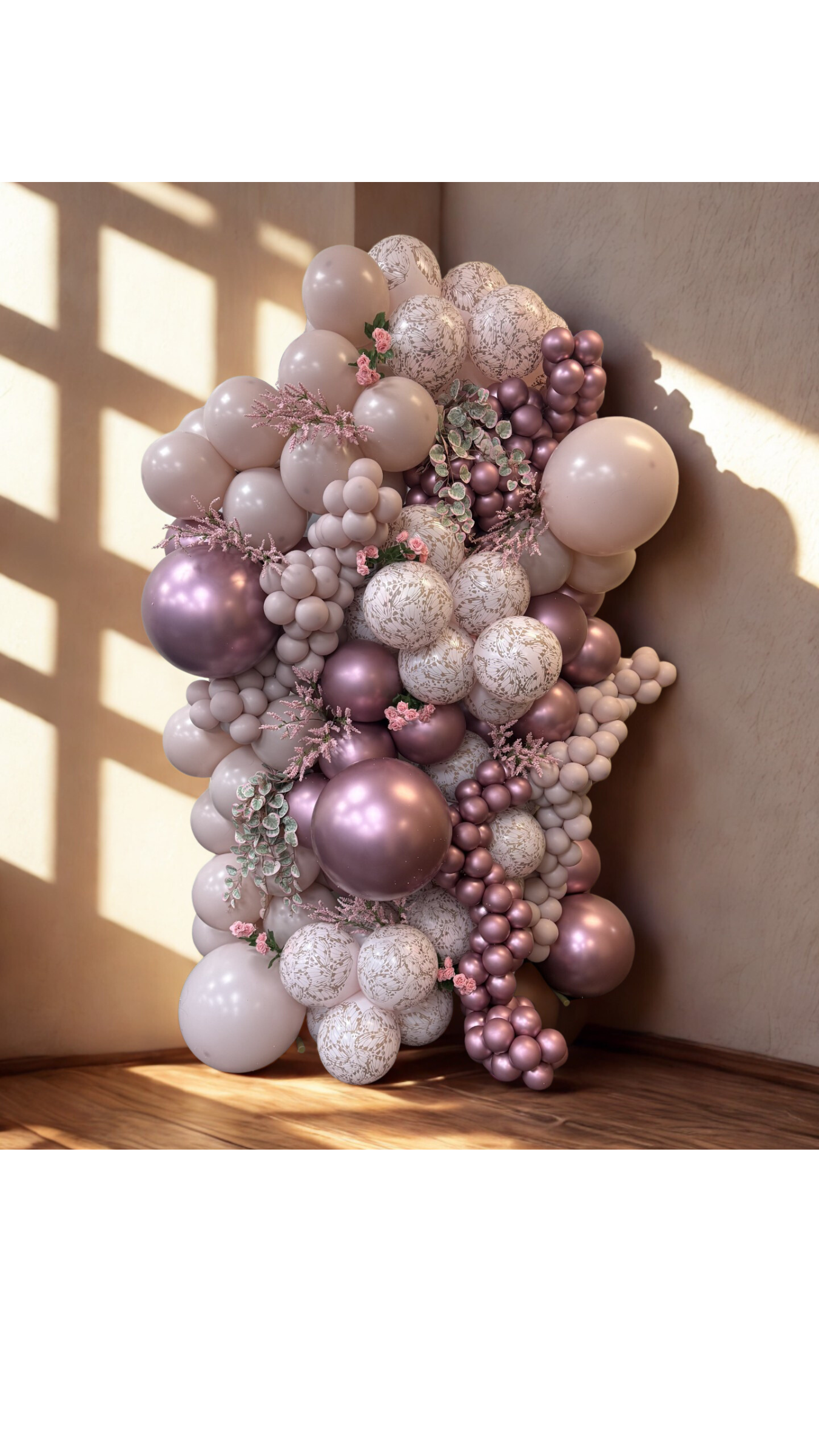 I love you balloon bouquet display